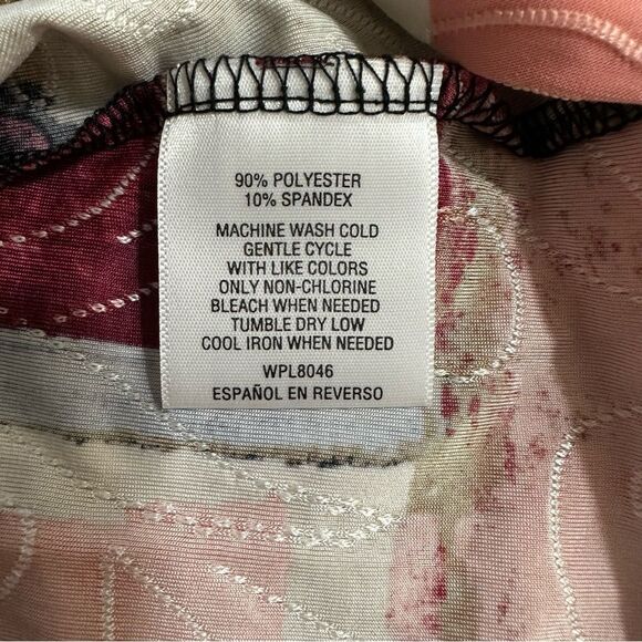 JM Collection abstract print tunic size M - Picture 7 of 11